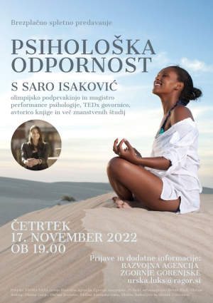 Spletno predavanje: Psihološka odpornost